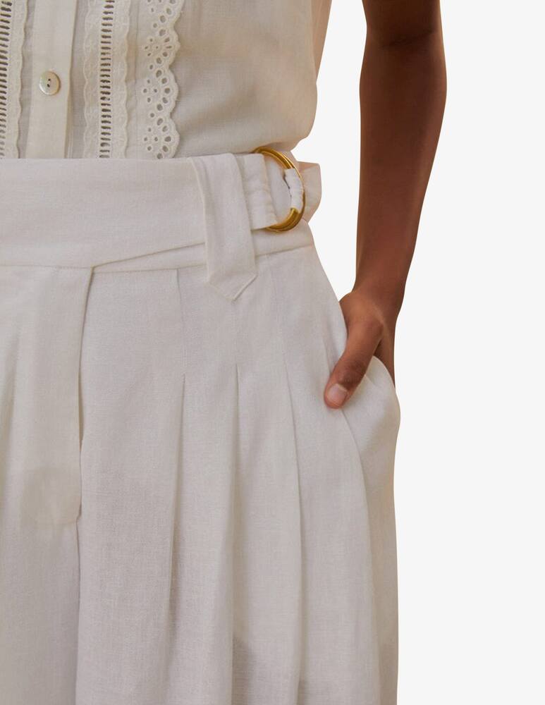 rinascente Farm Rio Pantaloni a vita bassa in lino