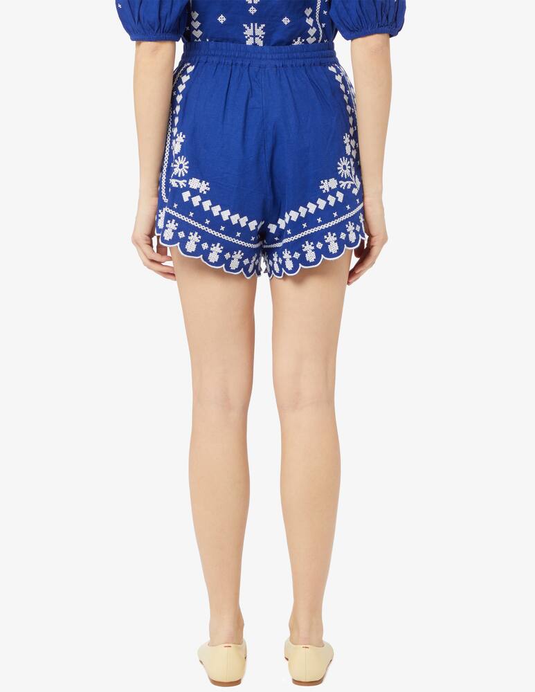 rinascente Farm Rio Embroidered shorts