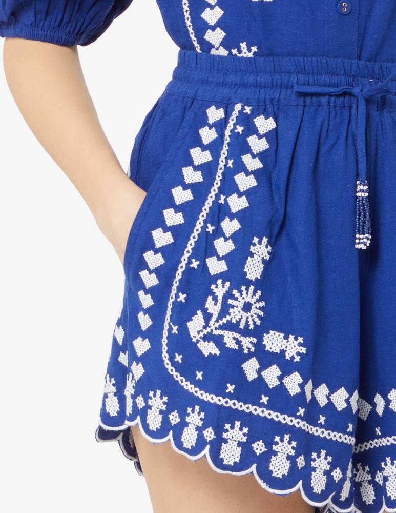 rinascente Farm Rio Embroidered shorts