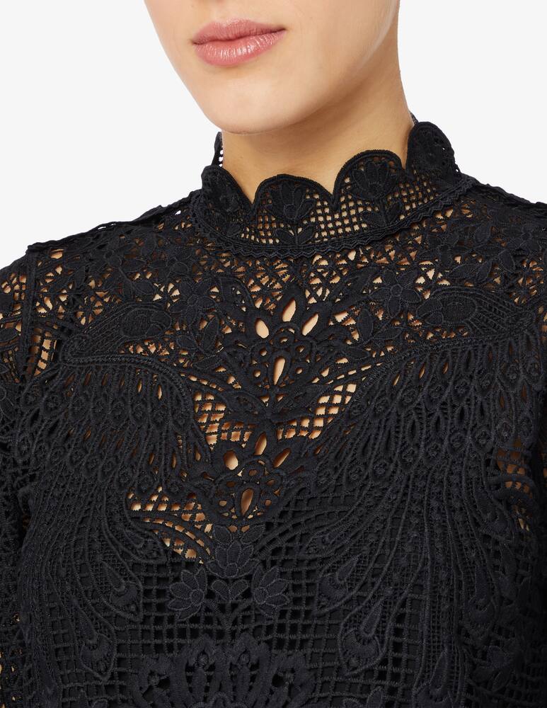 rinascente Farm Rio Blusa in guipure a maniche lunghe