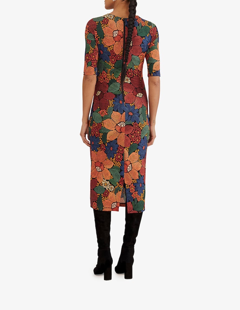Farm Rio Vestito midi con fiori - immagine 2