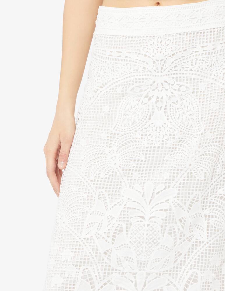 rinascente Farm Rio Guipire midi skirt