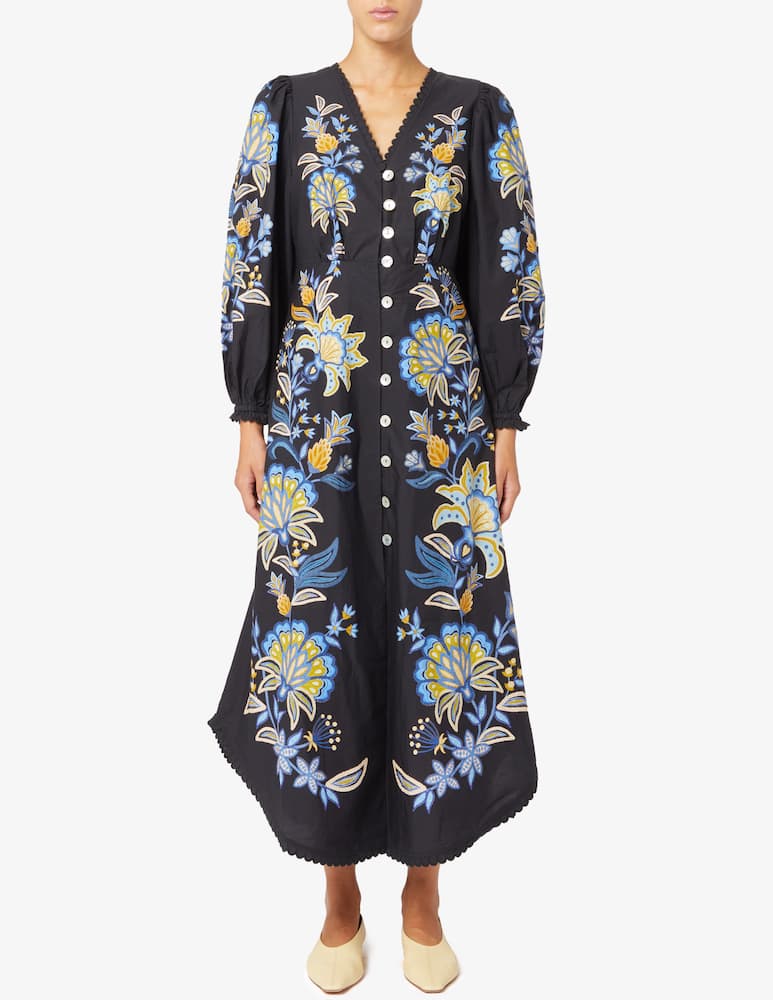 Farm Rio Vestito midi in cotone - immagine 1 Farm Rio Vestito midi in cotone - immagine 1