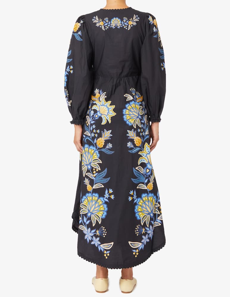 rinascente Farm Rio Cotton midi dress