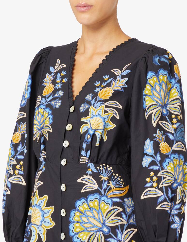 rinascente Farm Rio Cotton midi dress