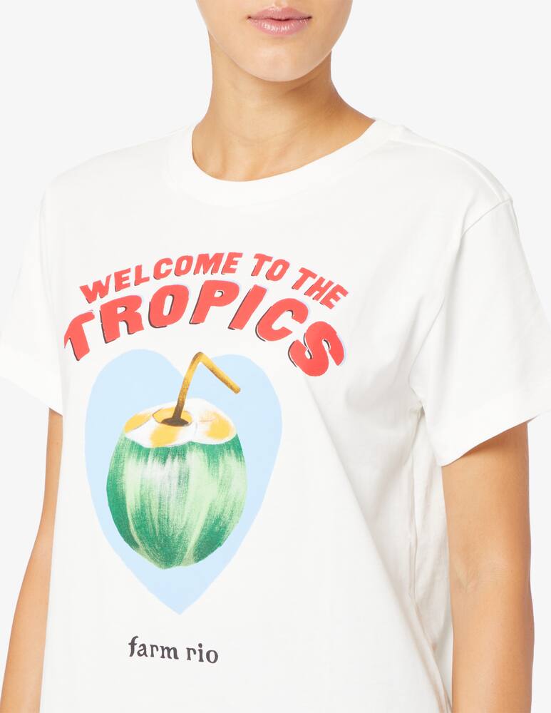 rinascente Farm Rio T-shirt in cotone