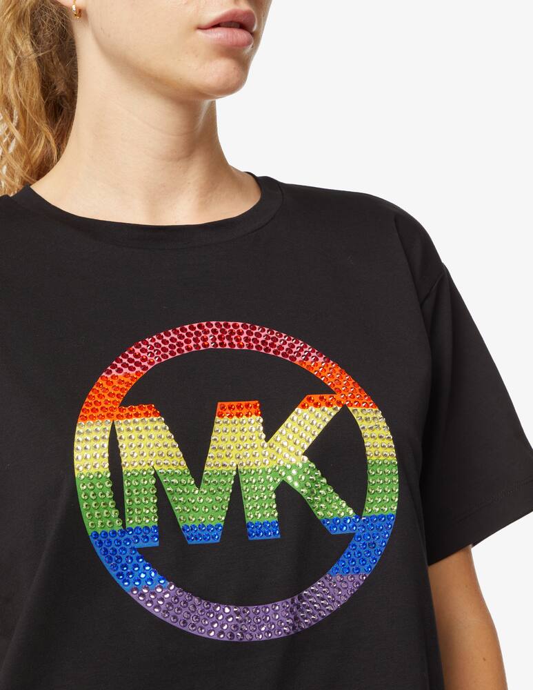rinascente Michael Michael Kors Pride t-shirt logo - Black