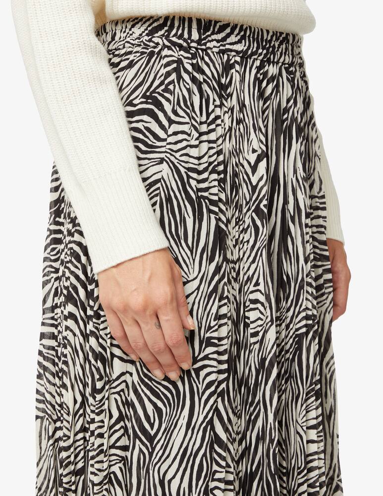 Michael Michael Kors Maxi gonna plisse a zebra - Bianco - immagine 4 Michael Michael Kors Maxi gonna plisse a zebra - Bianco - immagine 4