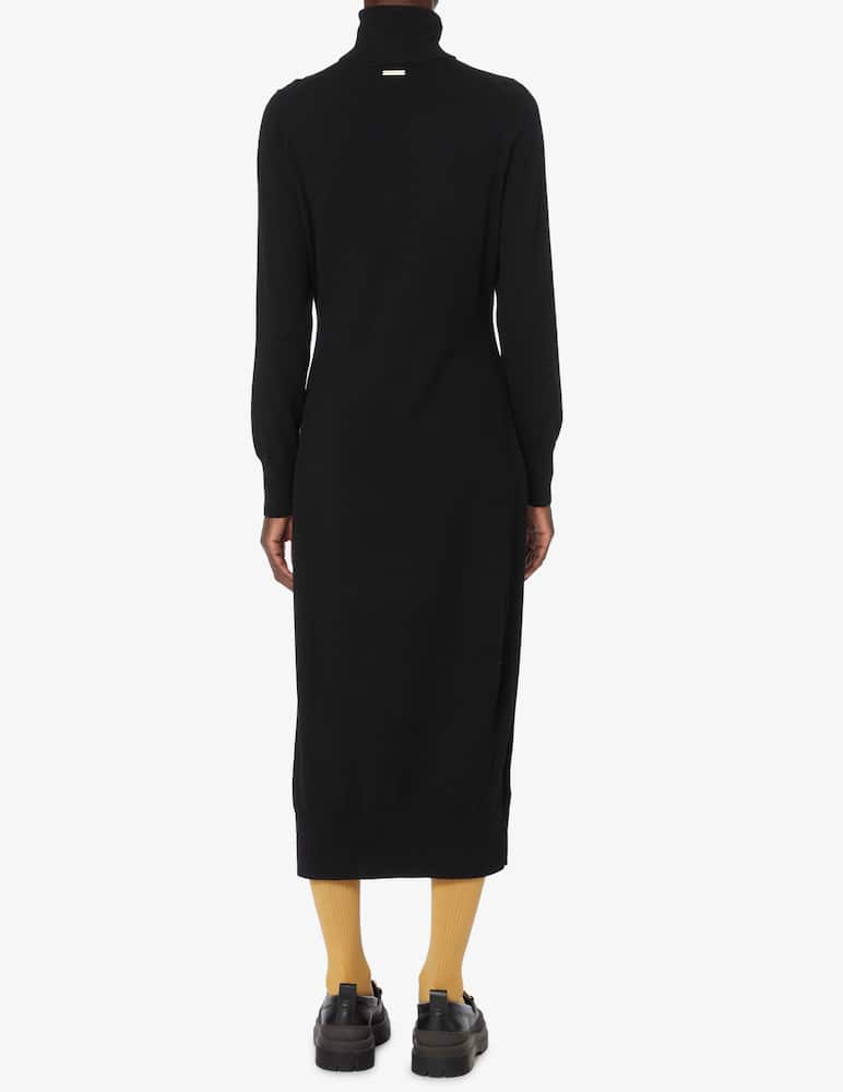 rinascente Michael Michael Kors Vestito midi a manica lunga con spacco Easy - Nero