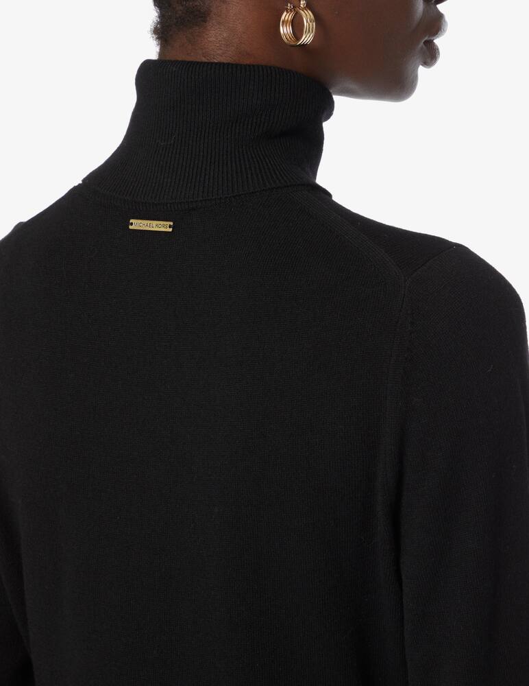 rinascente Michael Michael Kors Vestito midi a manica lunga con spacco Easy - Nero