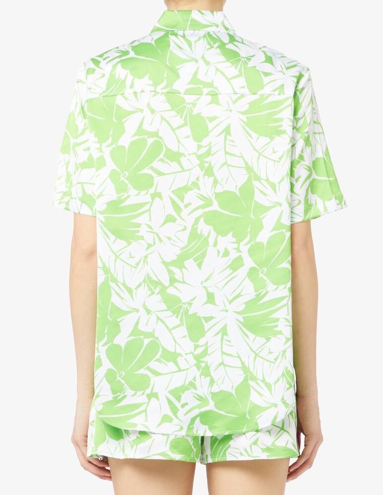 rinascente Michael Michael Kors Graphic palm camp shirt