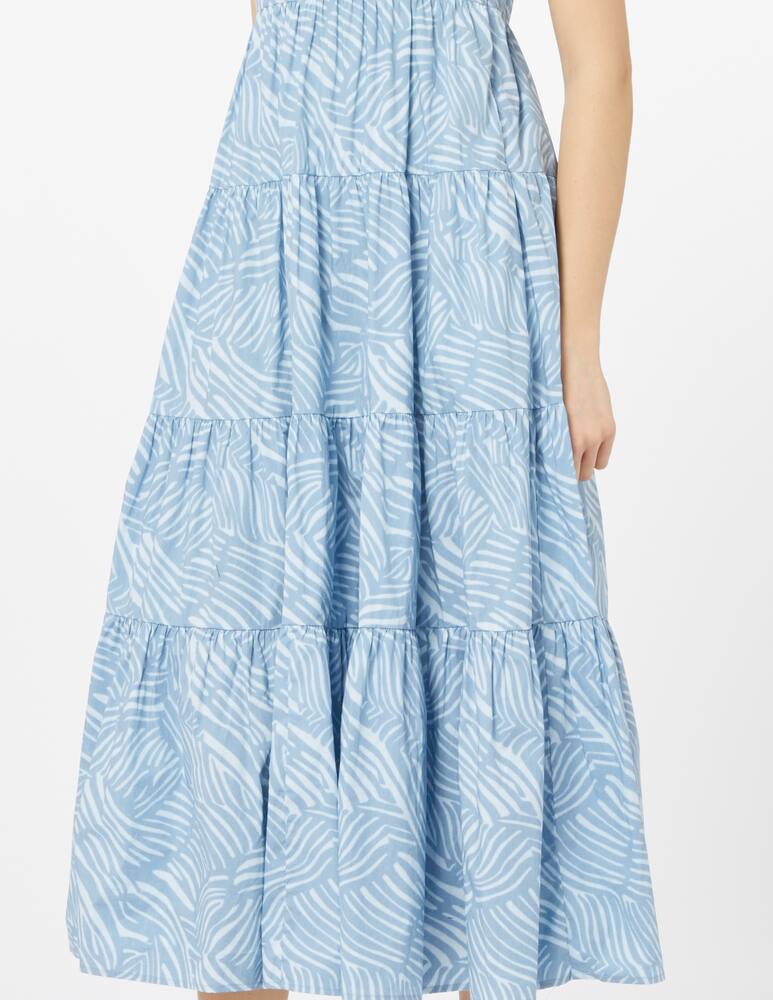 rinascente Michael Michael Kors Zebra tiered midi dress