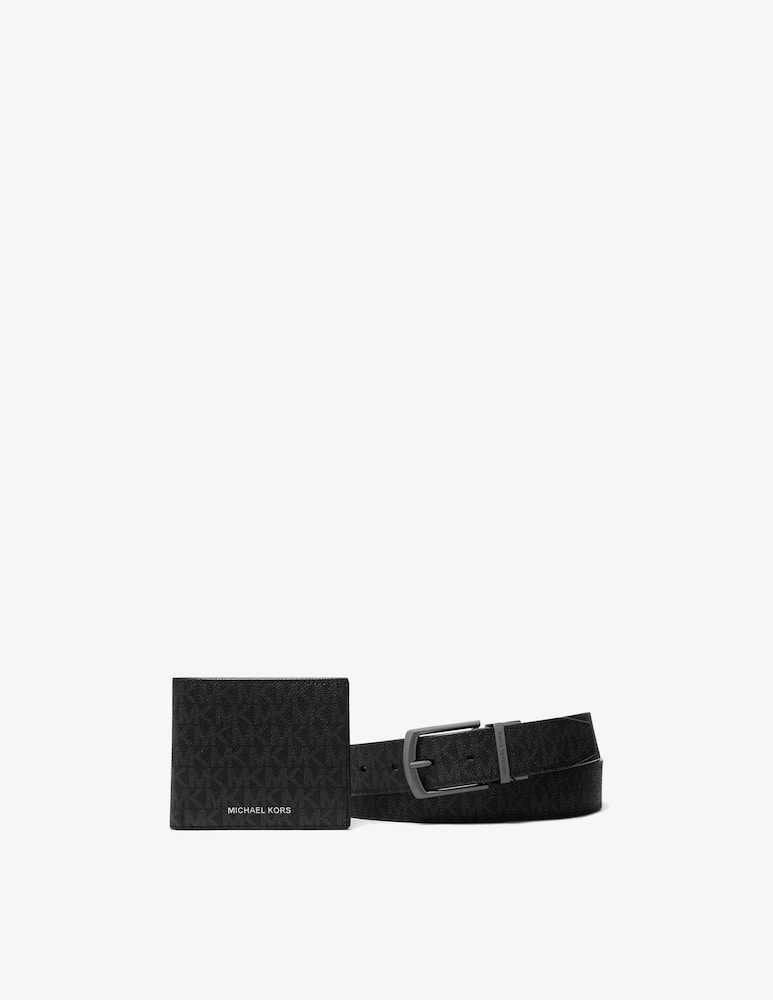 rinascente Michael Kors Billfold wallet and belt set