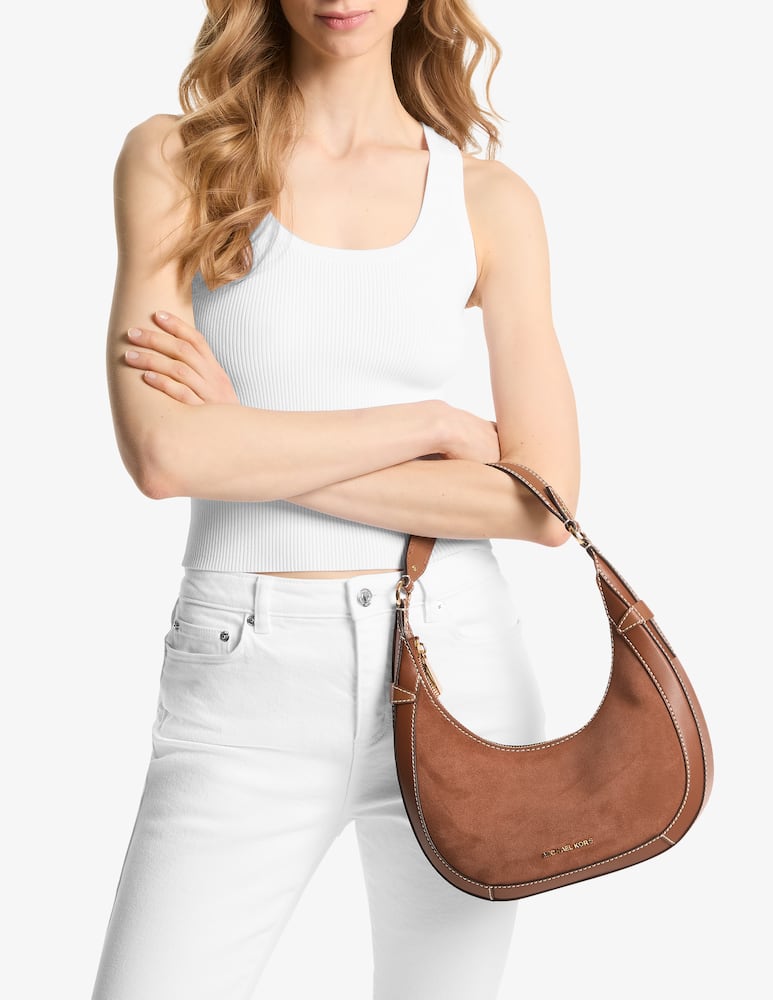 rinascente Michael Michael Kors Borsa a spalla mezza luna S Preston