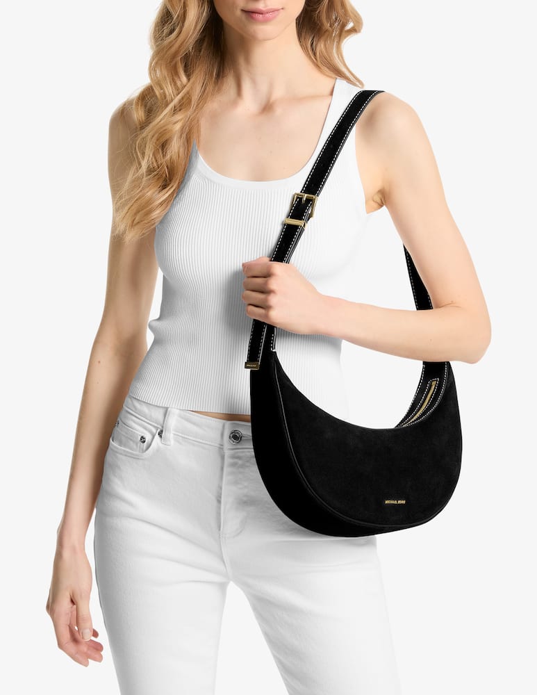 Michael Michael Kors Borsa a tracolla M in camoscio Avra - immagine 2 Michael Michael Kors Borsa a tracolla M in camoscio Avra - immagine 2