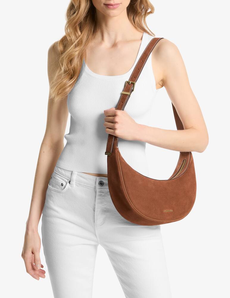 Michael Michael Kors Borsa a tracolla M in camoscio Avra - immagine 2 Michael Michael Kors Borsa a tracolla M in camoscio Avra - immagine 2
