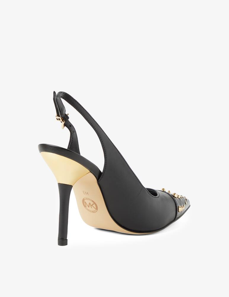 rinascente Michael Michael Kors Kadence toe cap sling - Black