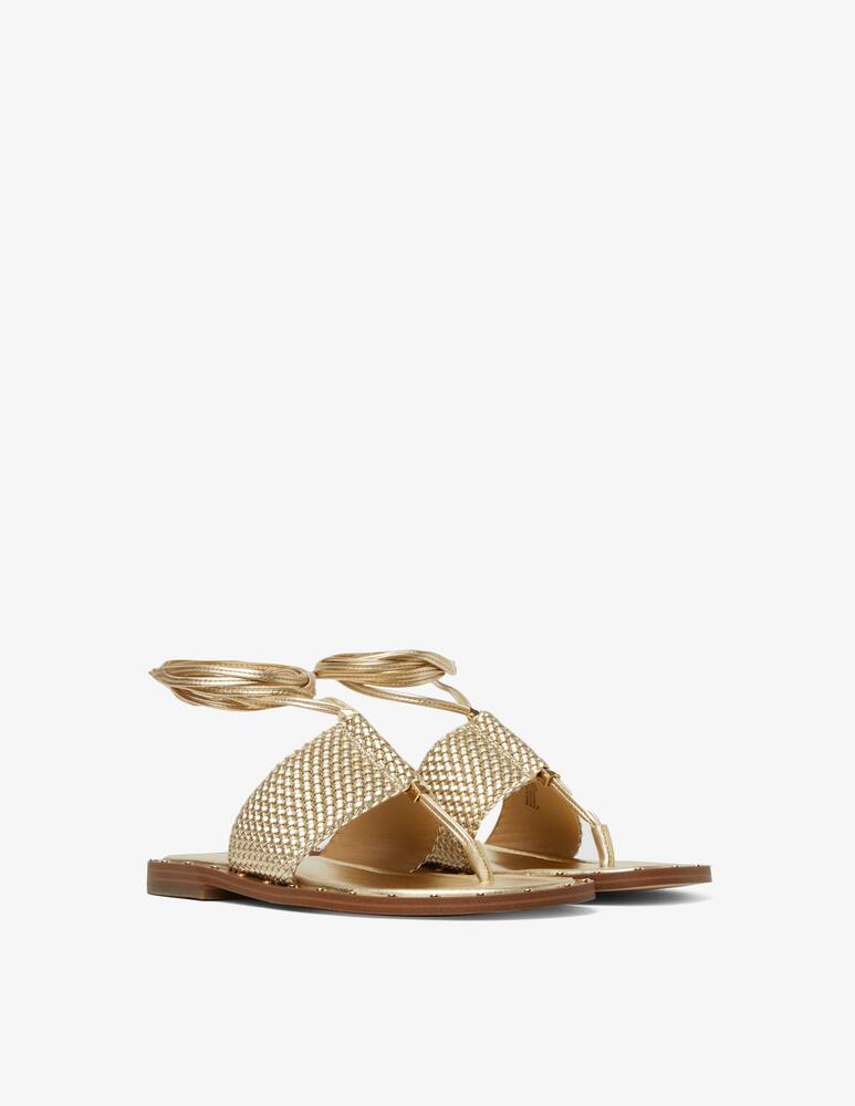 rinascente Michael Michael Kors Jagger flat crossed sandals