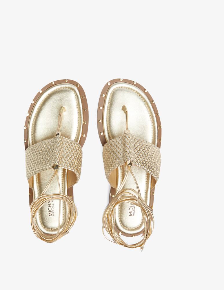 rinascente Michael Michael Kors Jagger flat crossed sandals