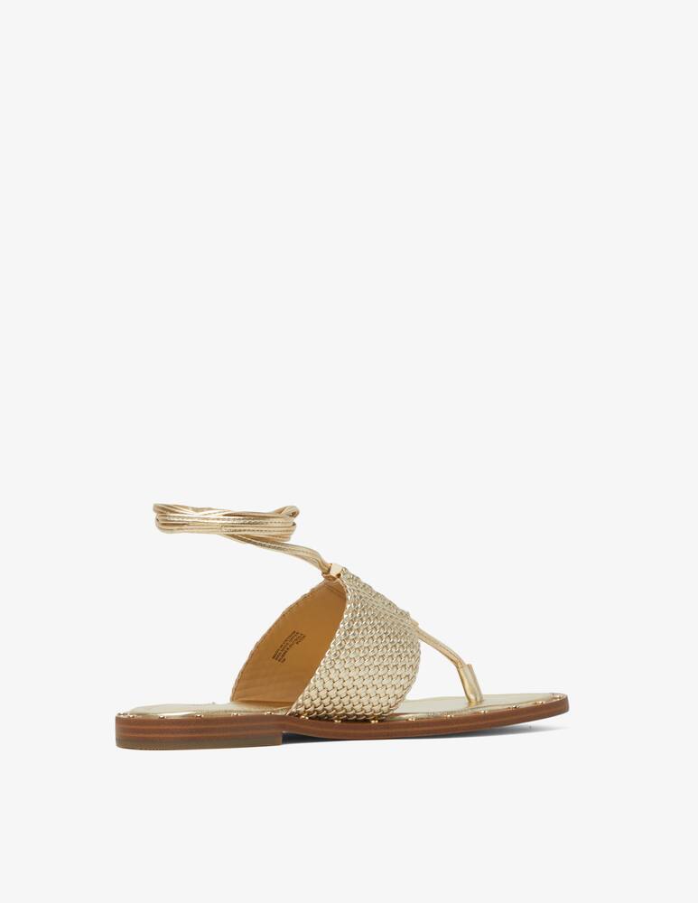rinascente Michael Michael Kors Jagger flat crossed sandals