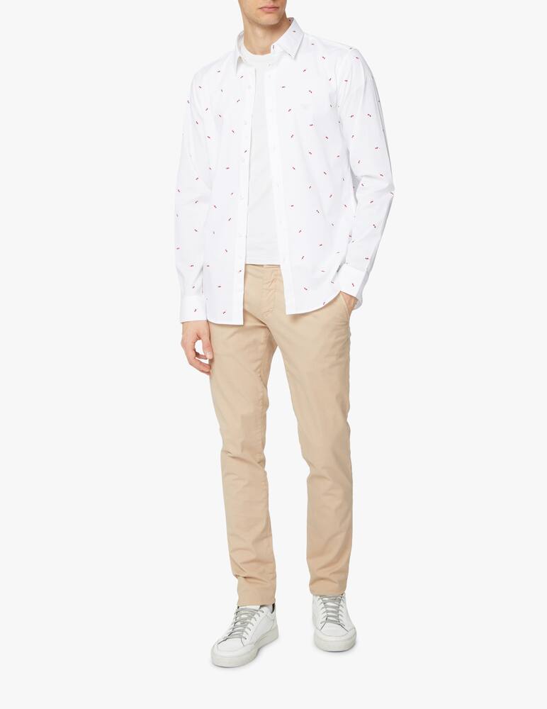 rinascente Michael Kors Sunglasses ao long sleeve shirt - white