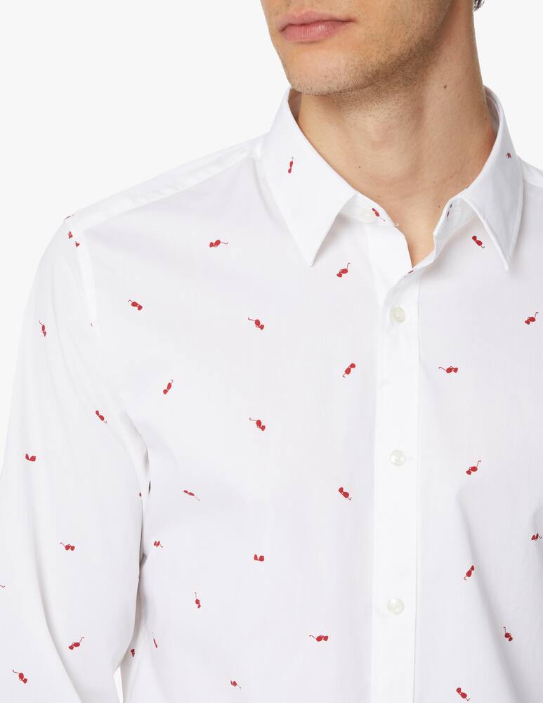 rinascente Michael Kors Sunglasses ao long sleeve shirt - white