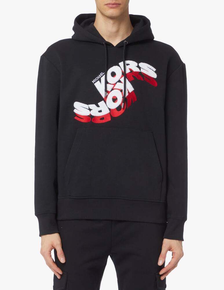 rinascente Michael Kors Felpa con cappuccio logo onda - multicolor