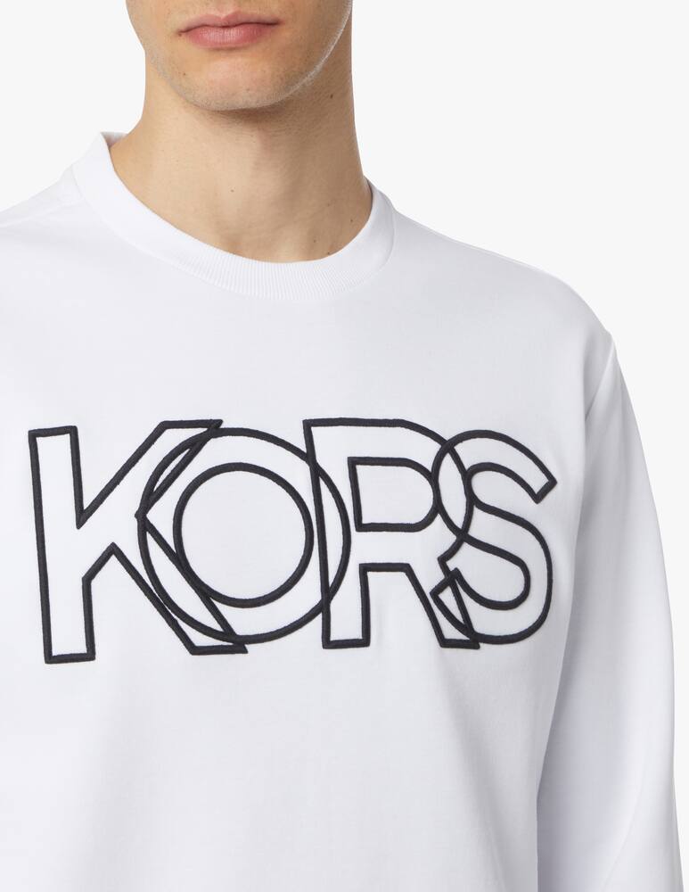 rinascente Michael Kors Sketch logo crew neck sweatshirt - white