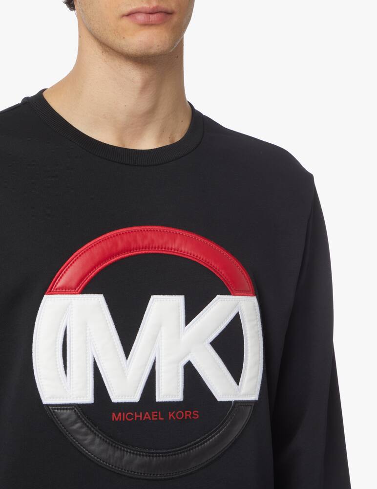 rinascente Michael Kors Circular logo roundneck sweatshirt - multi