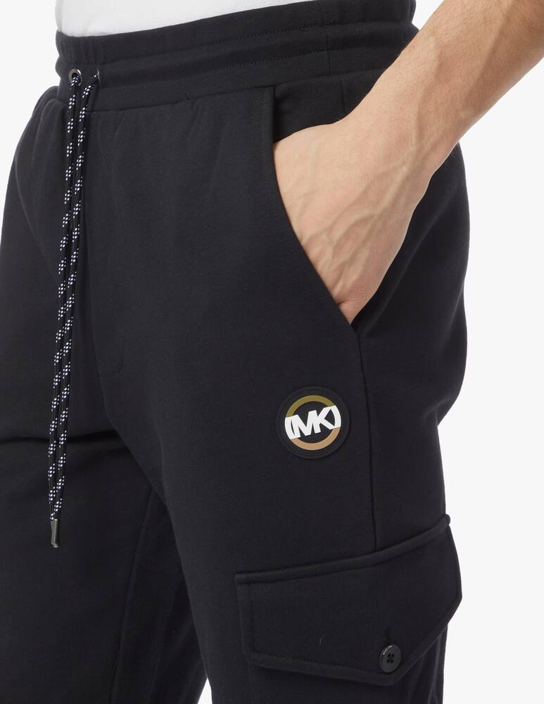 rinascente Michael Kors Small circolar logo pocket jogger pants - black