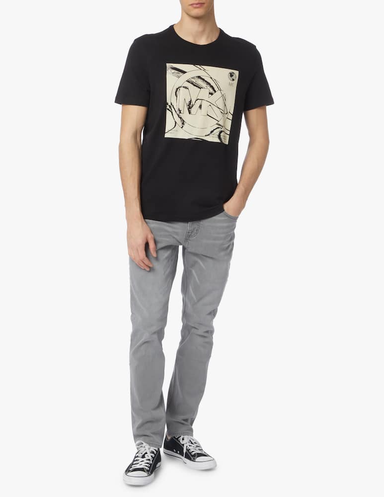 rinascente Michael Kors Maglietta manica corta stampa marmo - multicolor