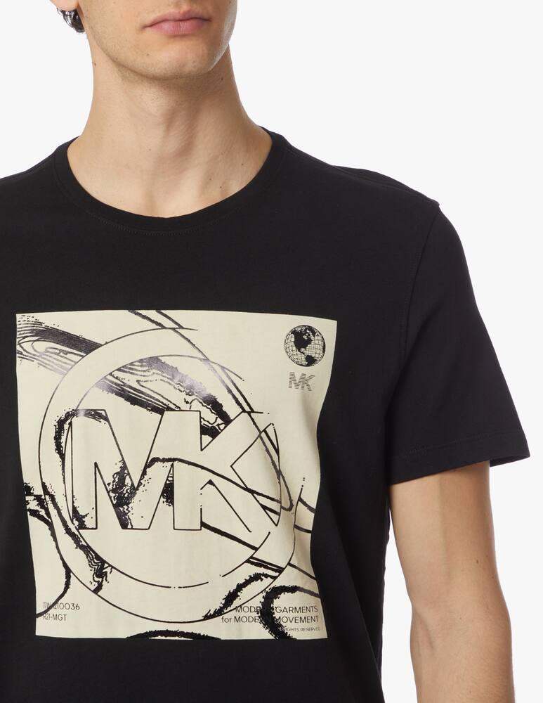 rinascente Michael Kors Maglietta manica corta stampa marmo - multicolor