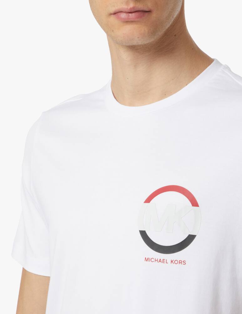 rinascente Michael Kors Maglietta manica corta logo circular - multicolor