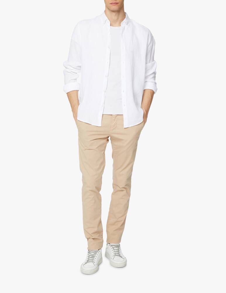 rinascente Michael Kors Linen long sleeve shirt - white