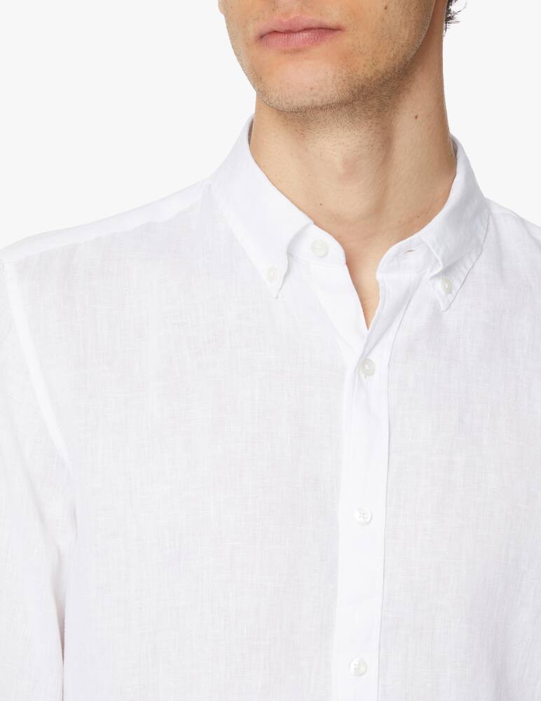 rinascente Michael Kors Linen long sleeve shirt - white