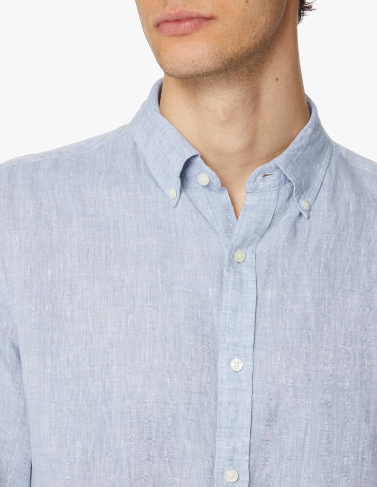 rinascente Michael Kors Linen long sleeve shirt - light blue