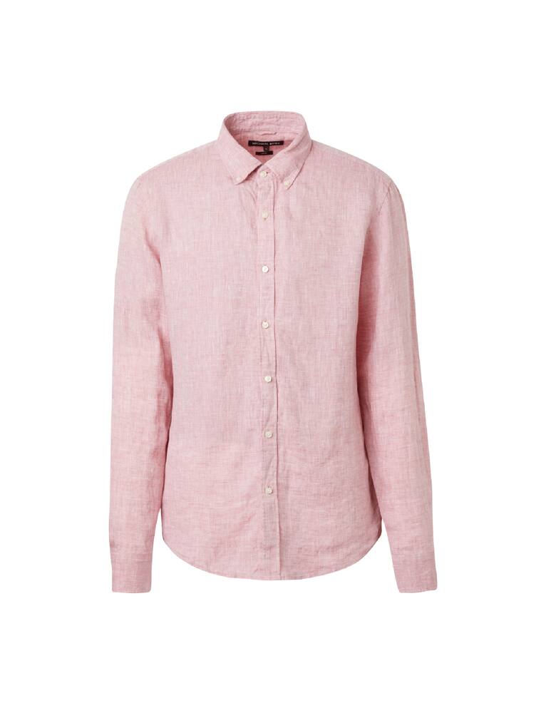 Michael Kors Linen long sleeve shirt - pink - picture 5 Michael Kors Linen long sleeve shirt - pink - picture 5