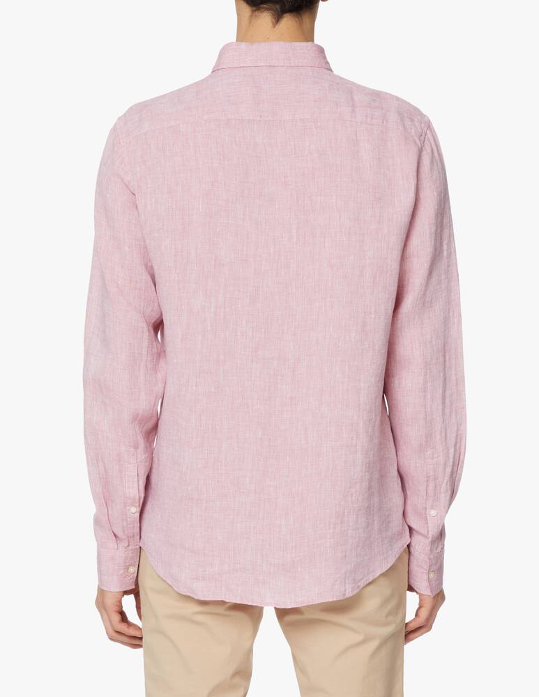 Michael Kors Linen long sleeve shirt - pink - picture 3 Michael Kors Linen long sleeve shirt - pink - picture 3