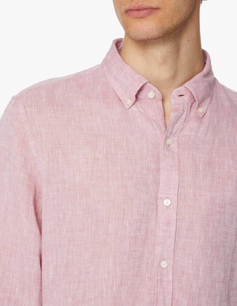 rinascente Michael Kors Camicia manica lunga lino - rosa