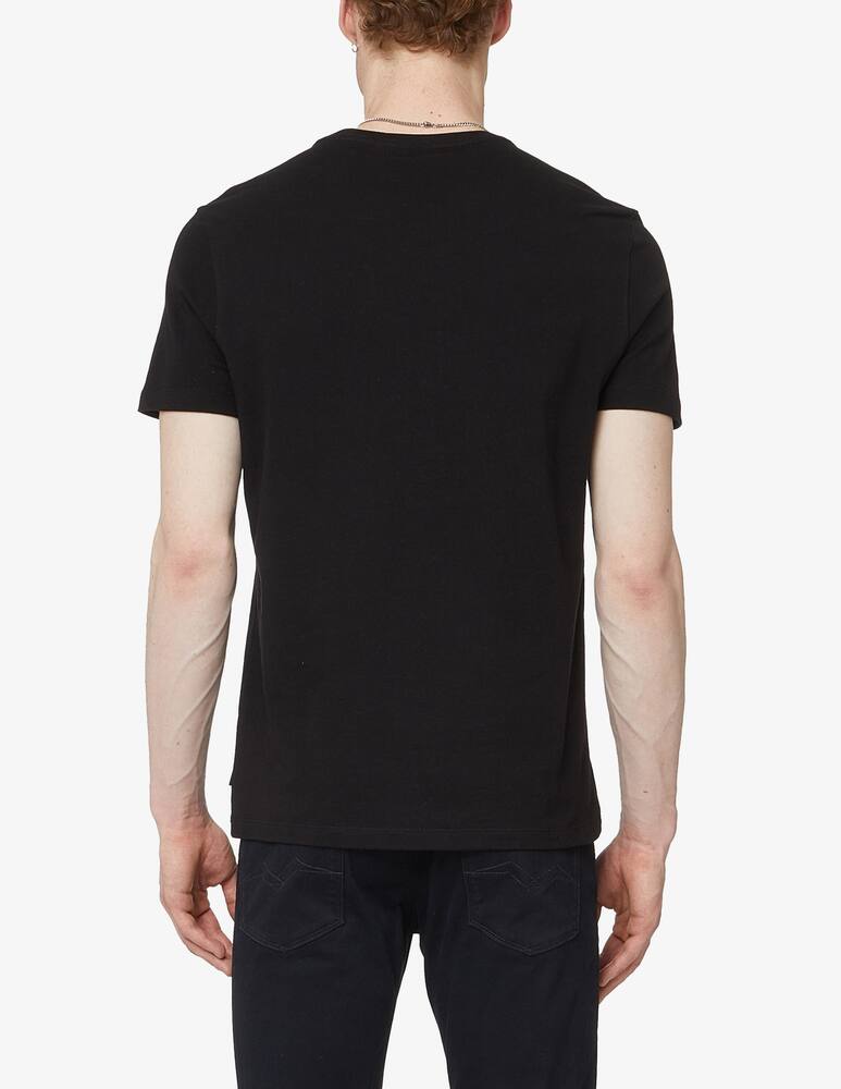 rinascente Michael Kors Short sleeve t-shirt shaded mk logo - black