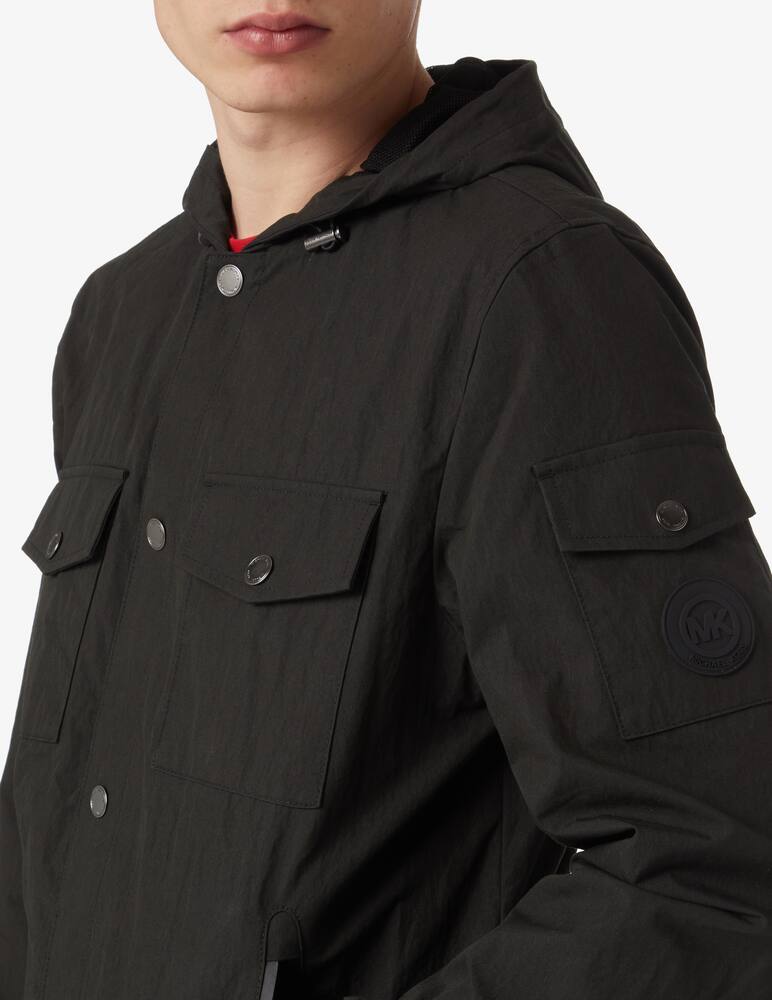 rinascente Michael Kors Giubbotto crinkle con cappuccio - Nero