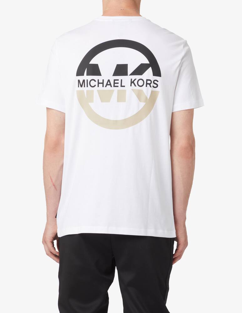 rinascente Michael Kors Maglietta victory con logo sulla schiena - Bianco