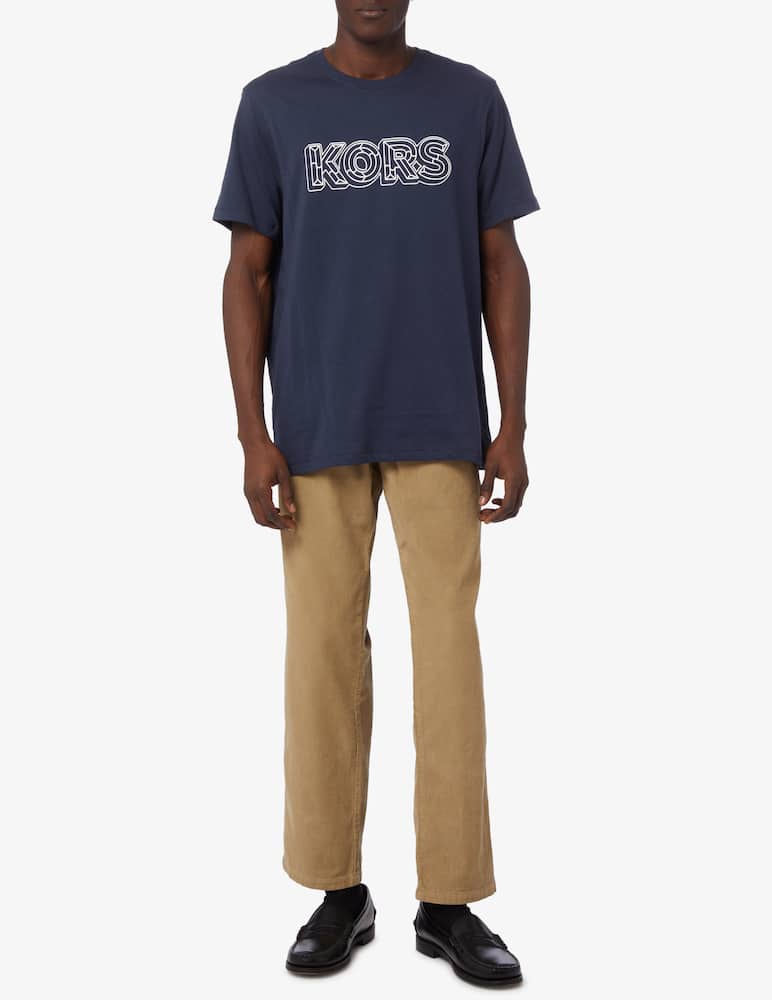 rinascente Michael Kors Maglietta logo gommato - Blu