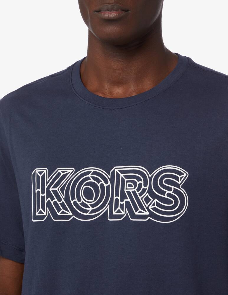 rinascente Michael Kors Maglietta logo gommato - Blu