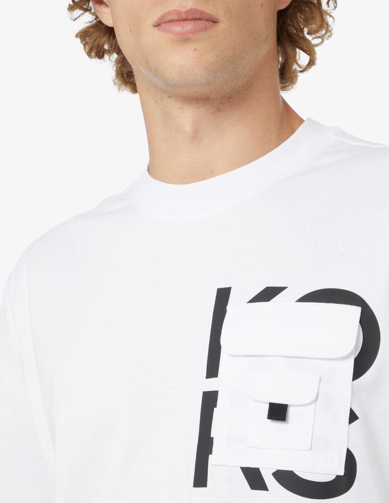 rinascente Michael Kors T-shirt multi label pocket - White