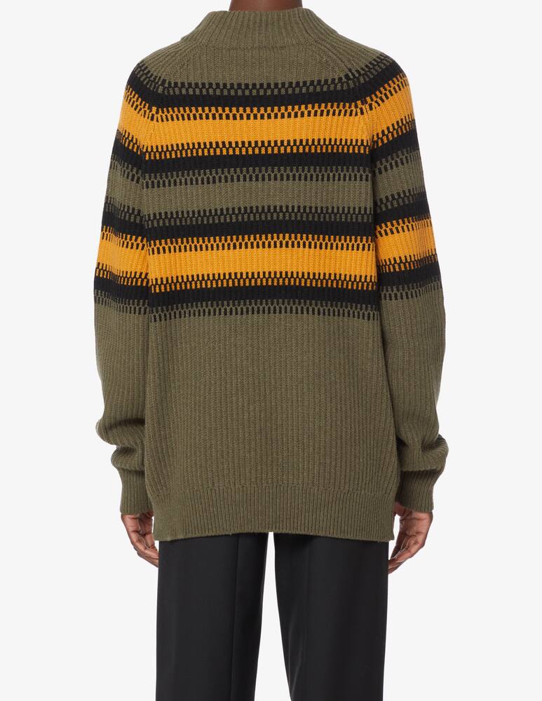 rinascente Michael Kors Ribbed striped turtleneck - Multi