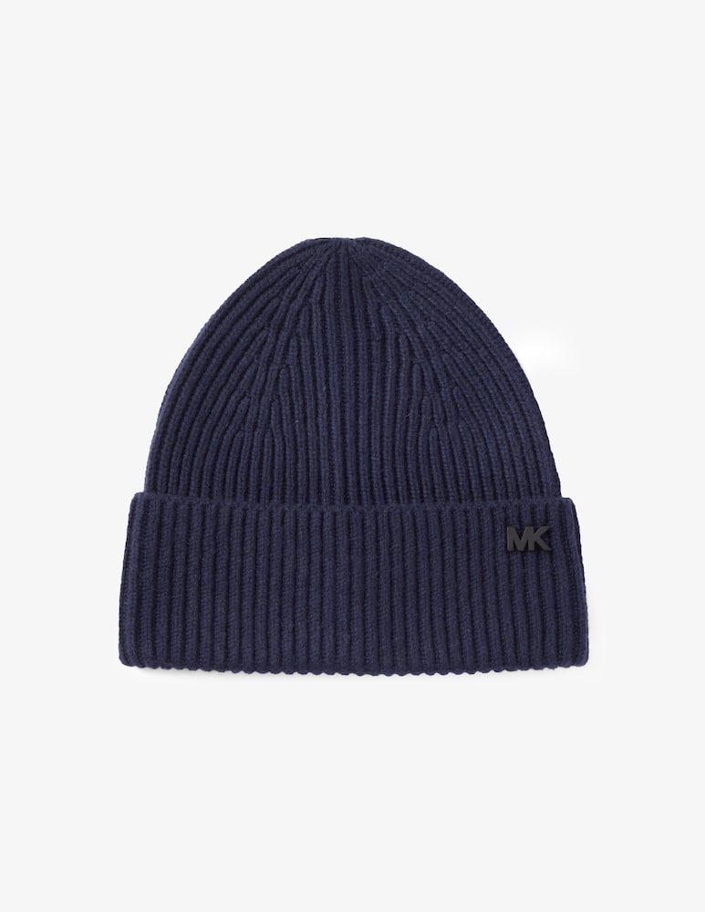 rinascente Michael Kors Fisherman ribbed cuff hat - Blue