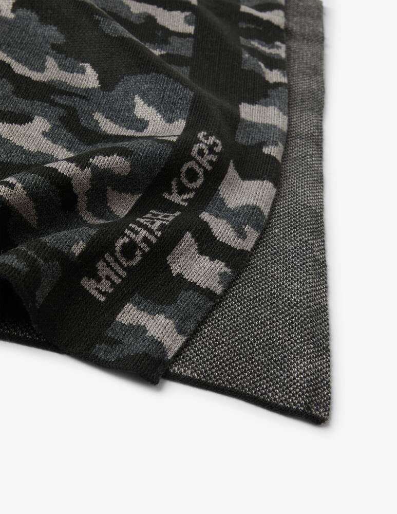 rinascente Michael Kors Sciarpa militare a strisce - Nero