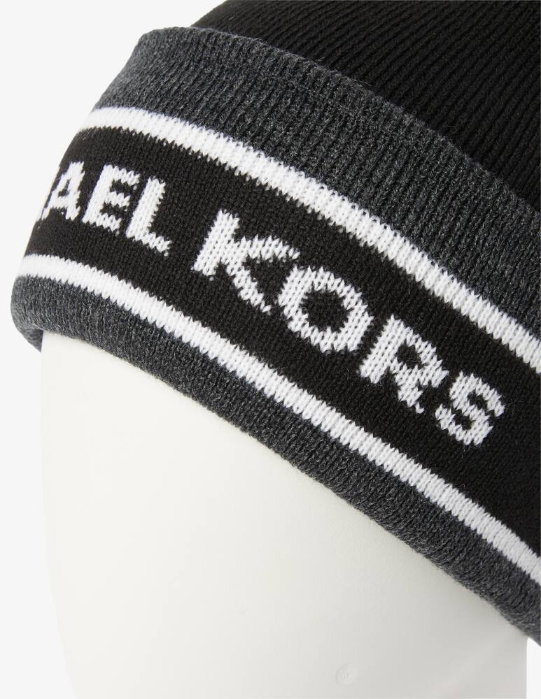 rinascente Michael Kors Cappello a righe con logo - Nero