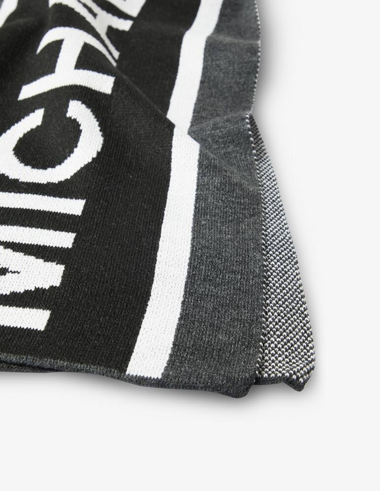 rinascente Michael Kors Logo stripe scarf - Black